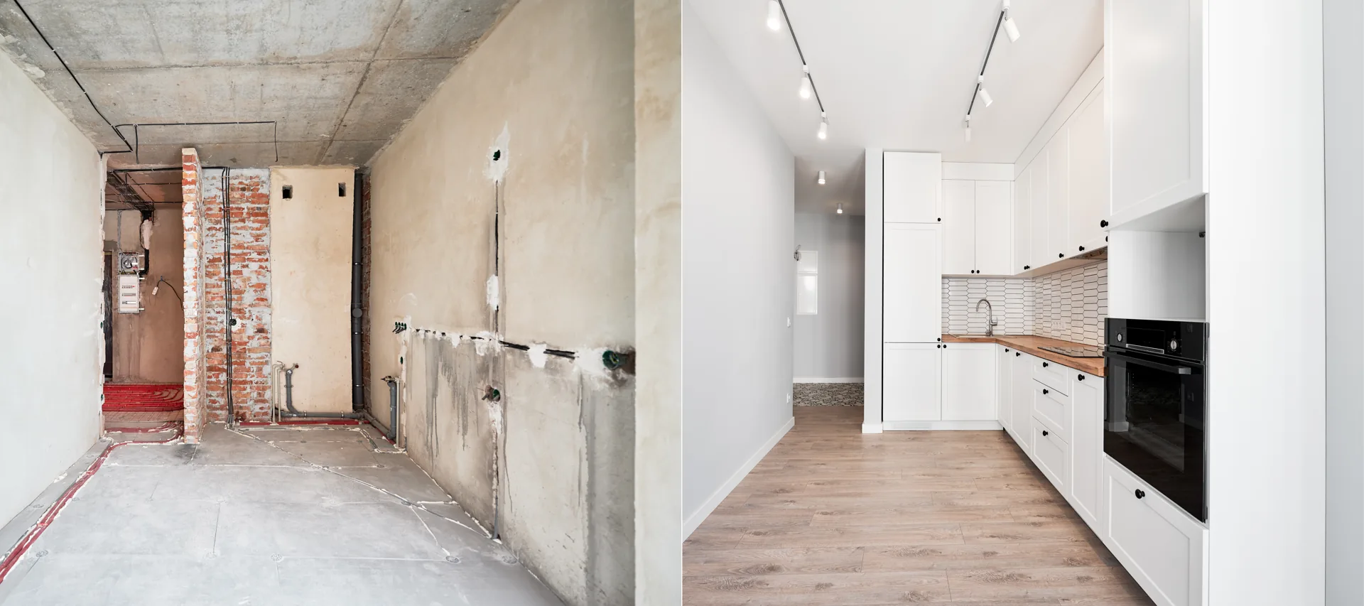 Apartment renovation in Croatia with construction and finishing coordination